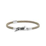 785TE4 armband zilver & paracord ALPHA Collectie