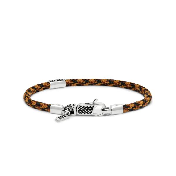 785TE5 armband zilver & paracord ALPHA Collectie