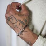 830BBR Armband Zwart-Bruin Heren ROOTS Collectie