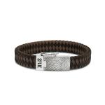 841BBR Armband Zwart-Bruin ALPHA Collectie