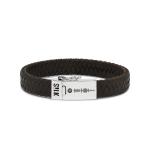 841BLK Armband Zwart ALPHA Collectie