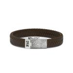 841BRN Armband Bruin ALPHA Collectie