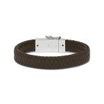 841BRN Armband Bruin ALPHA Collectie
