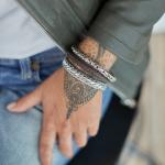 853BRN Armband Bruin Dames ARCH Collectie