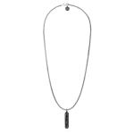 E401SRP ketting & hanger zilver - rutheniumplated SXM-earth Collectie
