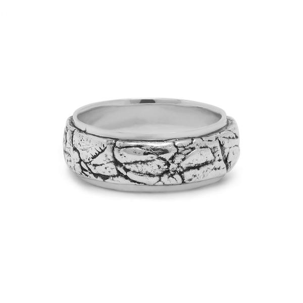 E404 ring zilver SXM-earth Collectie