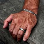 E404 ring zilver SXM-earth Collectie