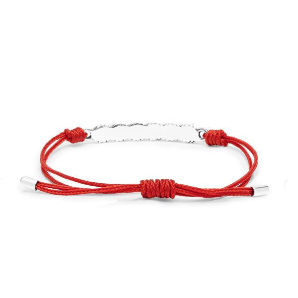 778RED armband paracord BREEZE Collectie