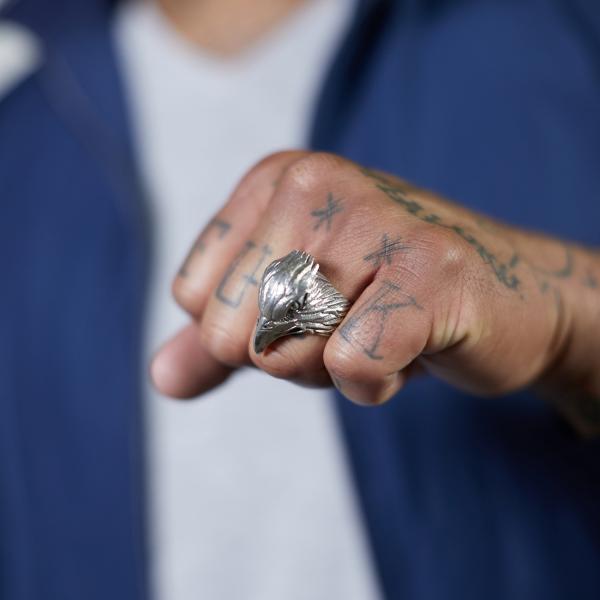 S14 Adelaar Ring Heren WILD HEART Collectie
