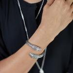 S20 Slangen Armband Zilver Dames Fierce Collectie