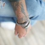 S22 Slang Armband Zilver Dames Fierce Collectie