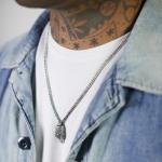 S26 Zilveren Ketting met slang Heren Fierce Collectie