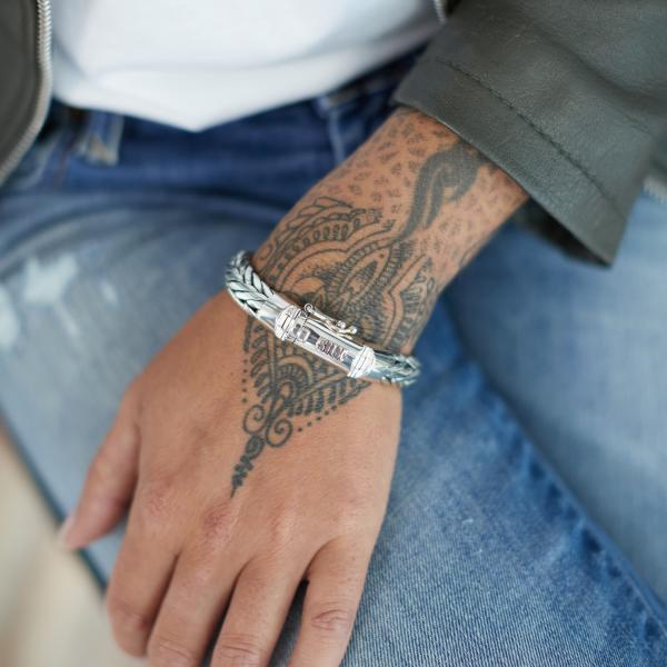 S28 Zilveren Slangen Ring Dames Fierce Collectie