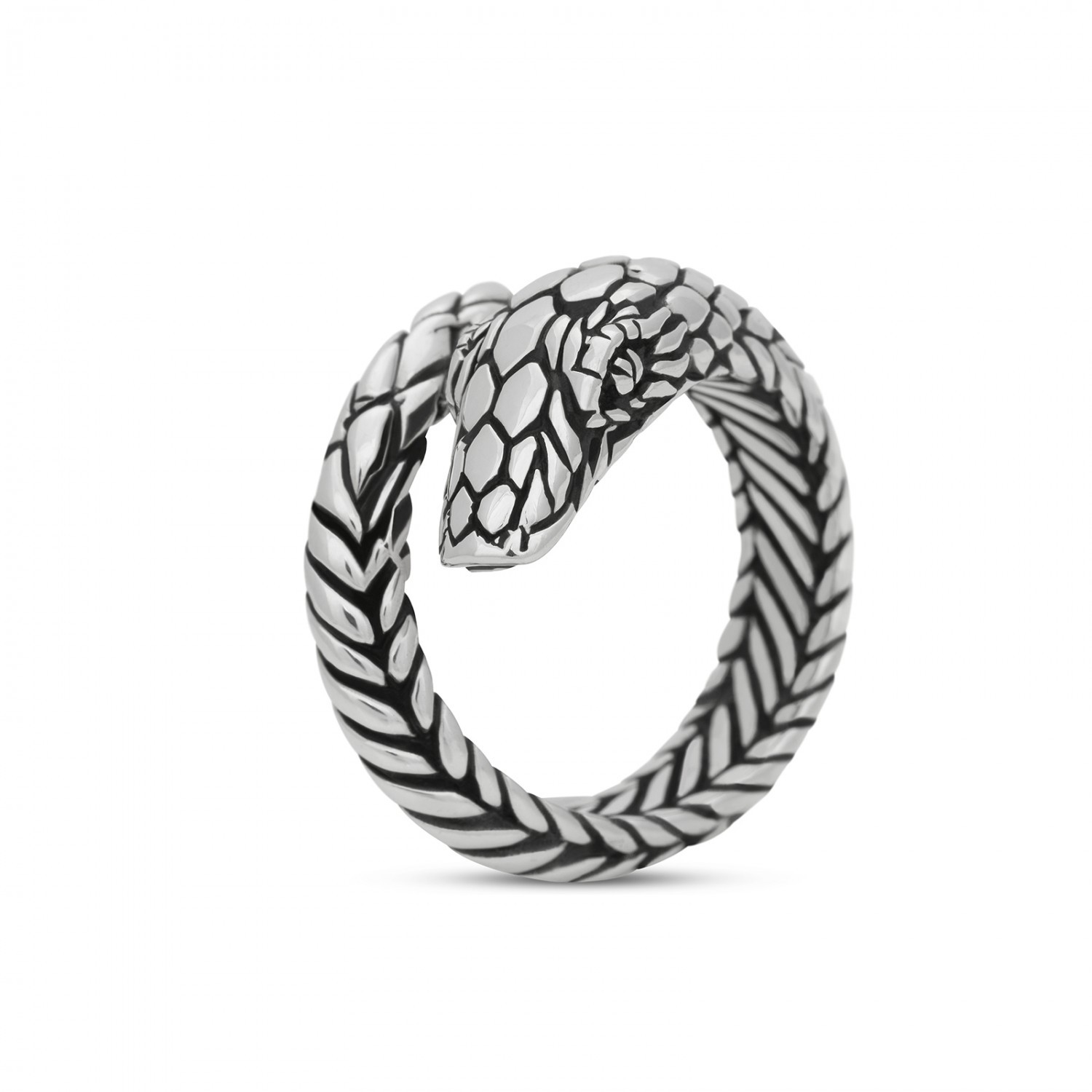 Unleash Your Fierce Side with Silver Snake Ring – COPPERTIST.WU