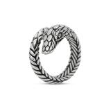 S28 Zilveren Slangen Ring Fierce Collectie