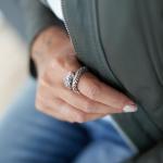 S28 Zilveren Slangen Ring Dames Fierce Collectie