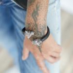 S41 Tijger Armband Leer Dames Fierce Collectie