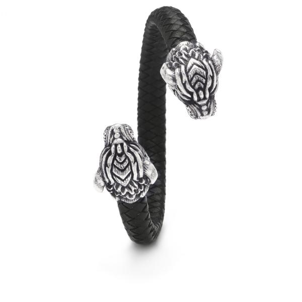 S41 Tijger Armband Leer Fierce Collectie