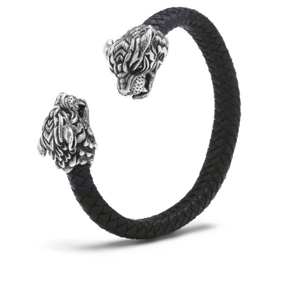 S41 Tijger Armband Leer Fierce Collectie