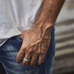 X024 armband zilver LINKED Collectie