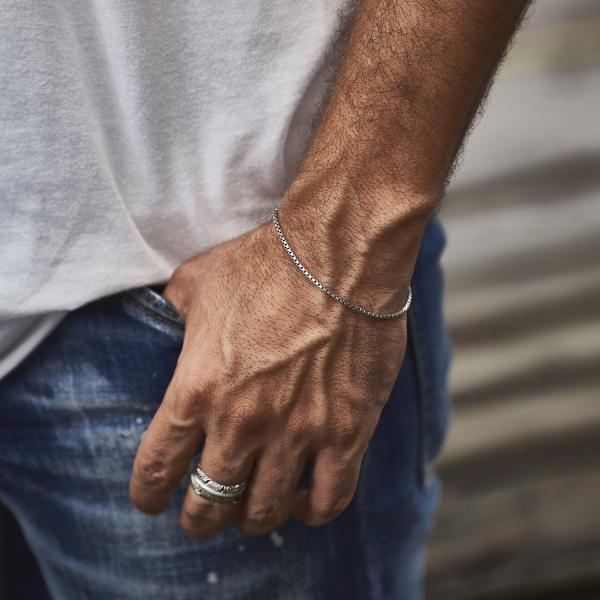 X024 armband zilver LINKED Collectie