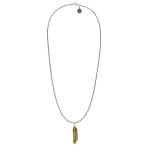 X060SBR ketting & hanger silver - messing SXM - Essentials Collectie
