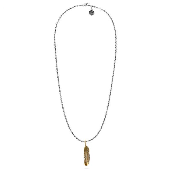 X060SBR ketting & hanger silver - messing SXM - Essentials Collectie