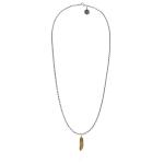 X061SBR ketting & hanger zilver - messing SXM - Essentials Collectie