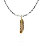X061SBR ketting & hanger zilver - messing SXM - Essentials Collectie