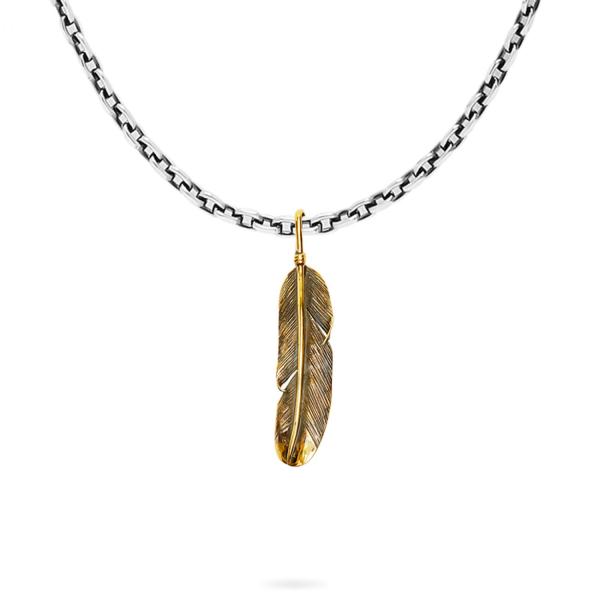 X061SBR ketting & hanger zilver - messing SXM - Essentials Collectie
