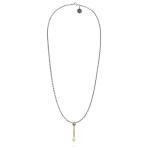 X064SBR ketting & hangr zilver - brass SXM - Essentials Collectie