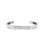 X202 bangle zilver SXM - Edged Collectie