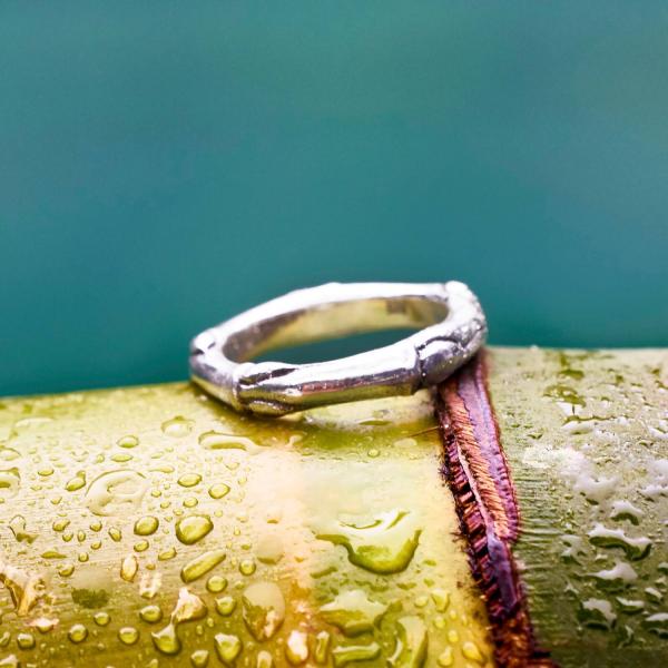 X307 ring zilver SXM - Bambu Collectie