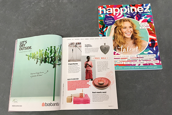 SILK gespot in Happinez Magazine