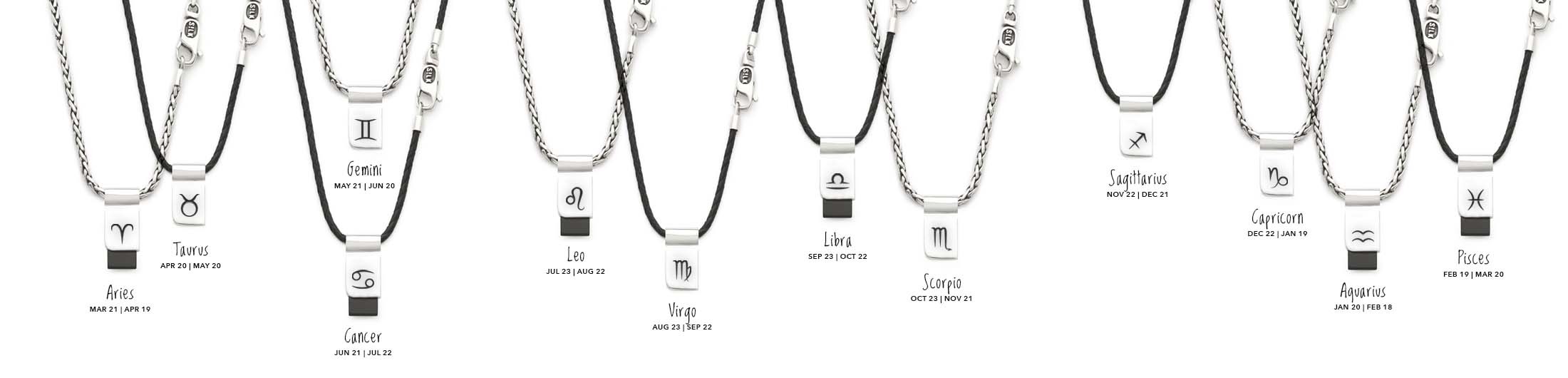 Sterrenbeeld kettingen SILK Jewellery
