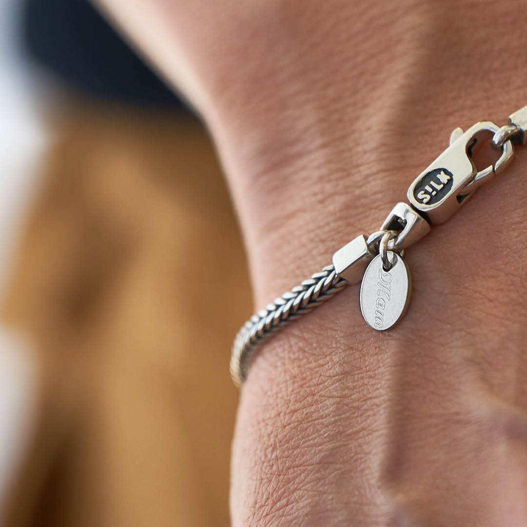 zilveren armbandje mama