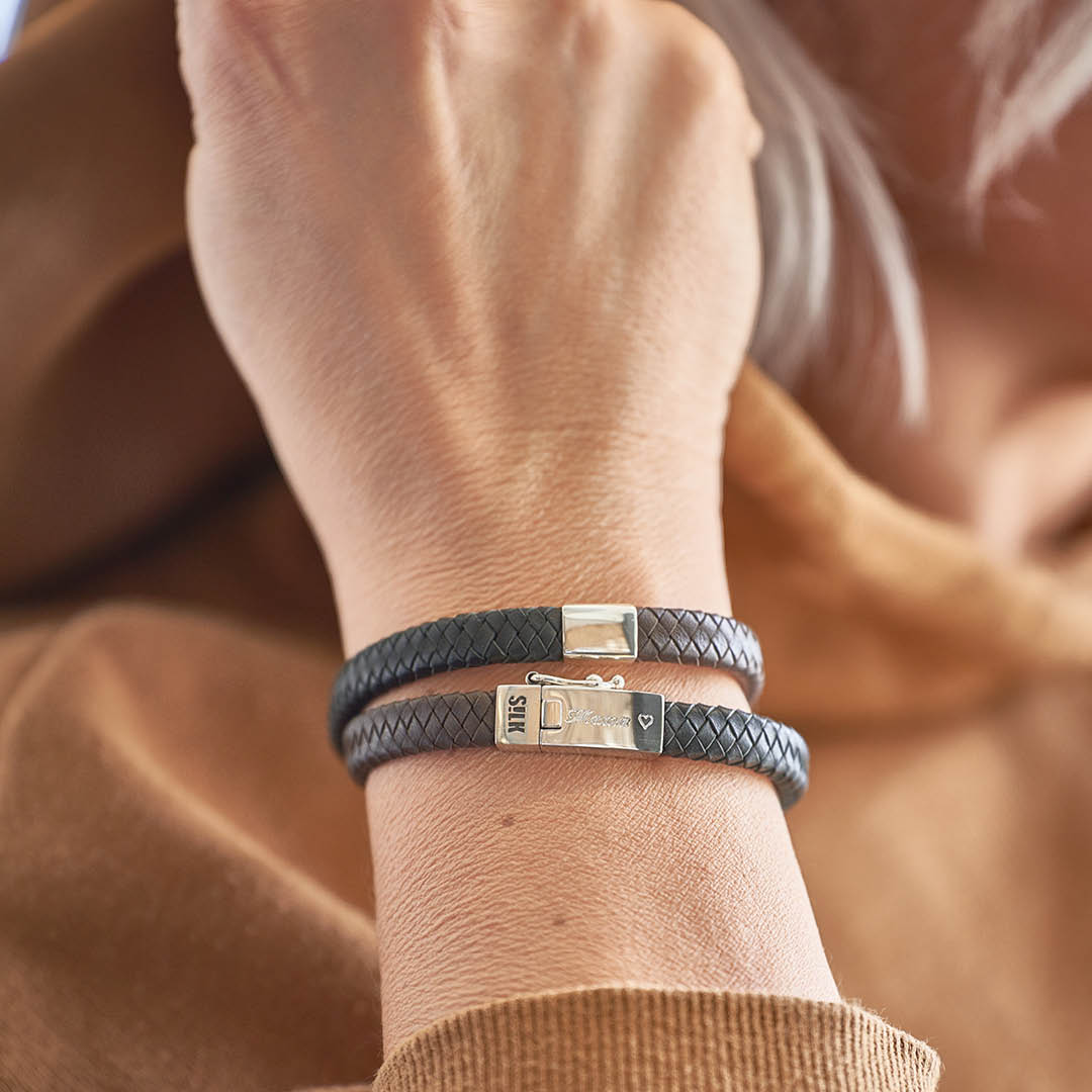mama sieraden wikkelarmband met gravure