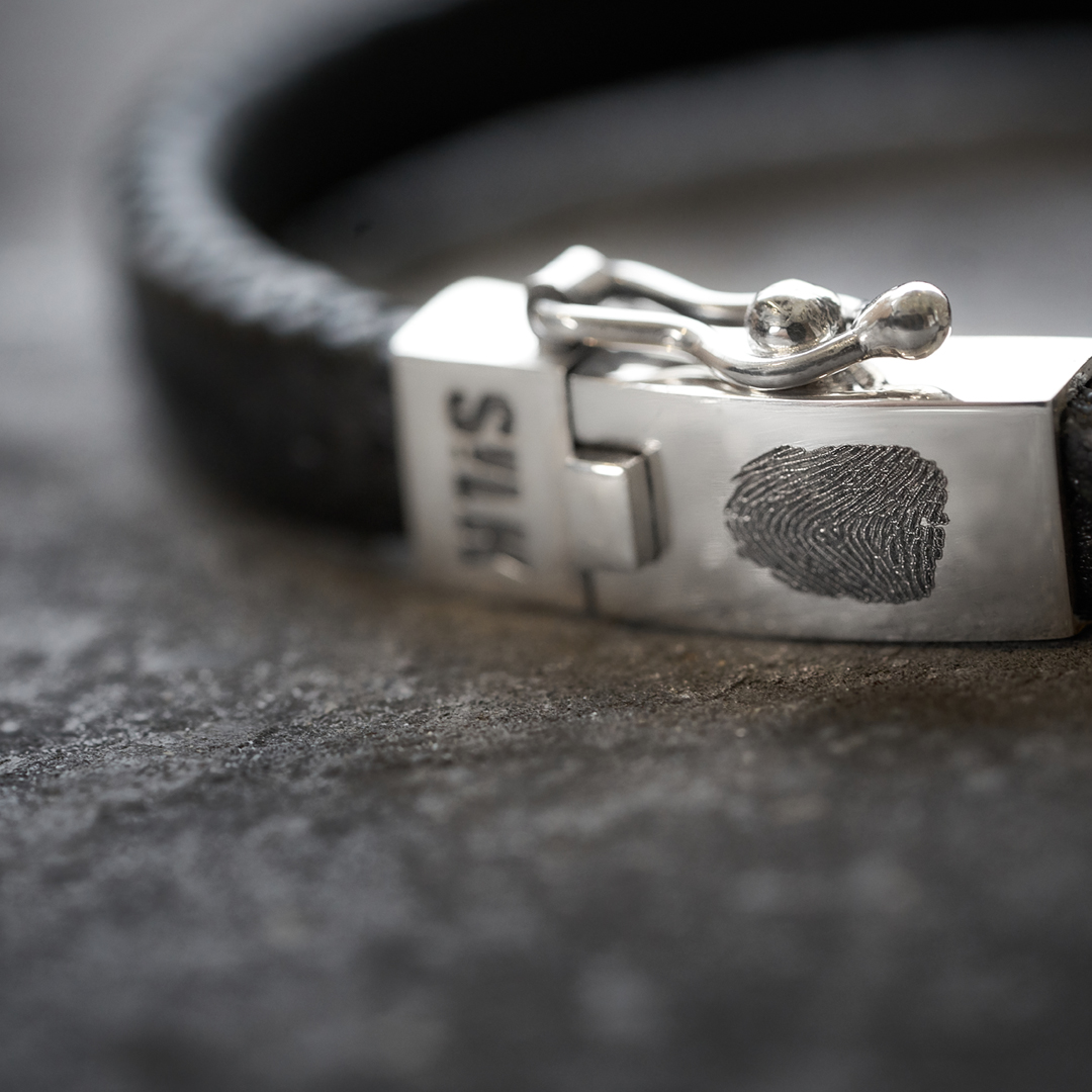 vingerafdruk sieraad sterling zilver