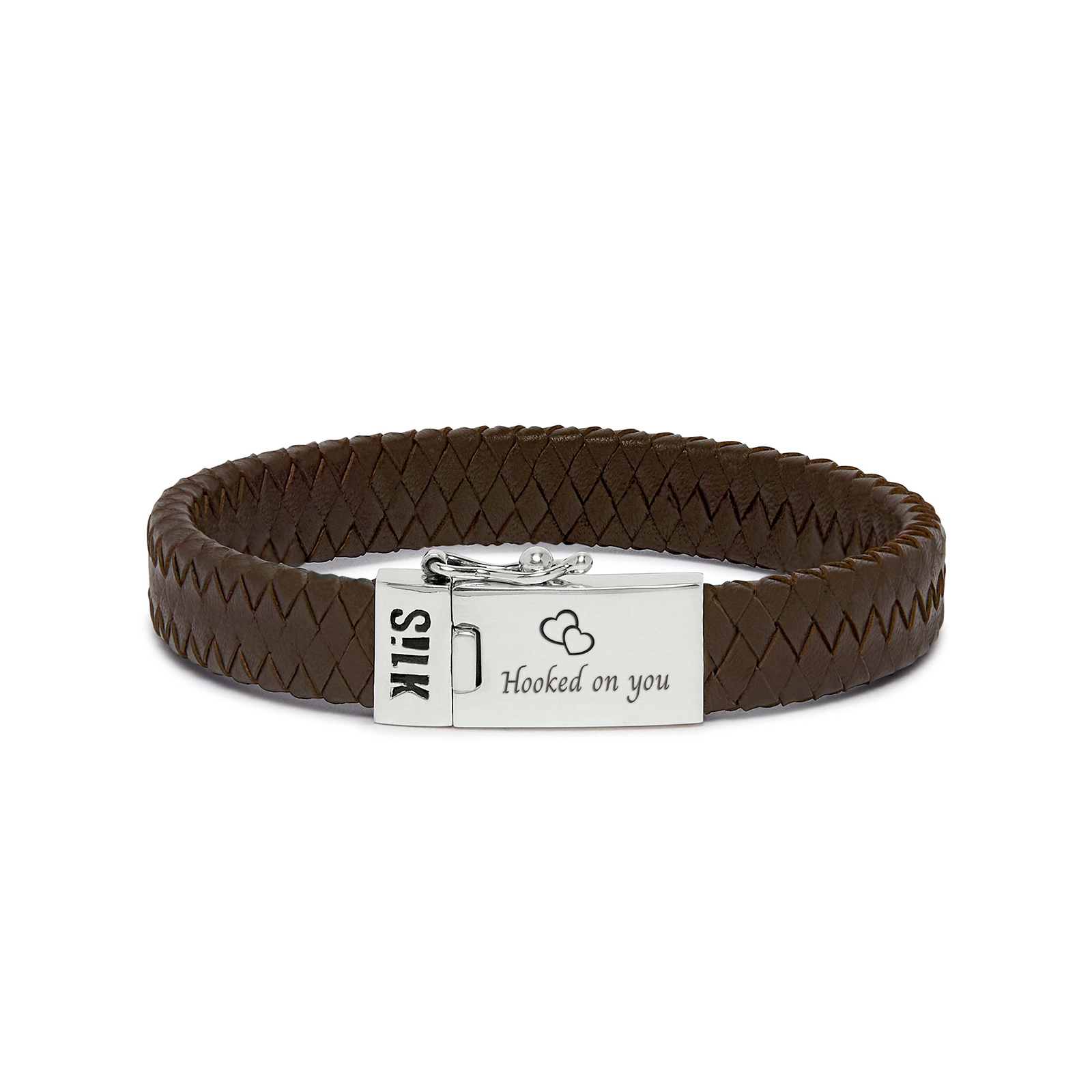 valentijn cadeau leren armband silk jewellery