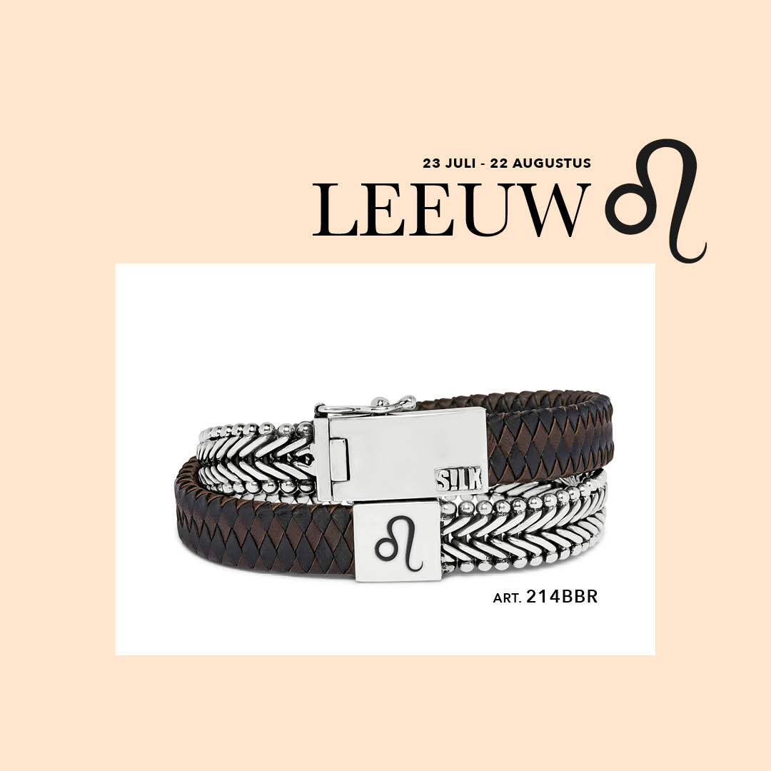 leeuw sterrenbeeld wikkelarmband