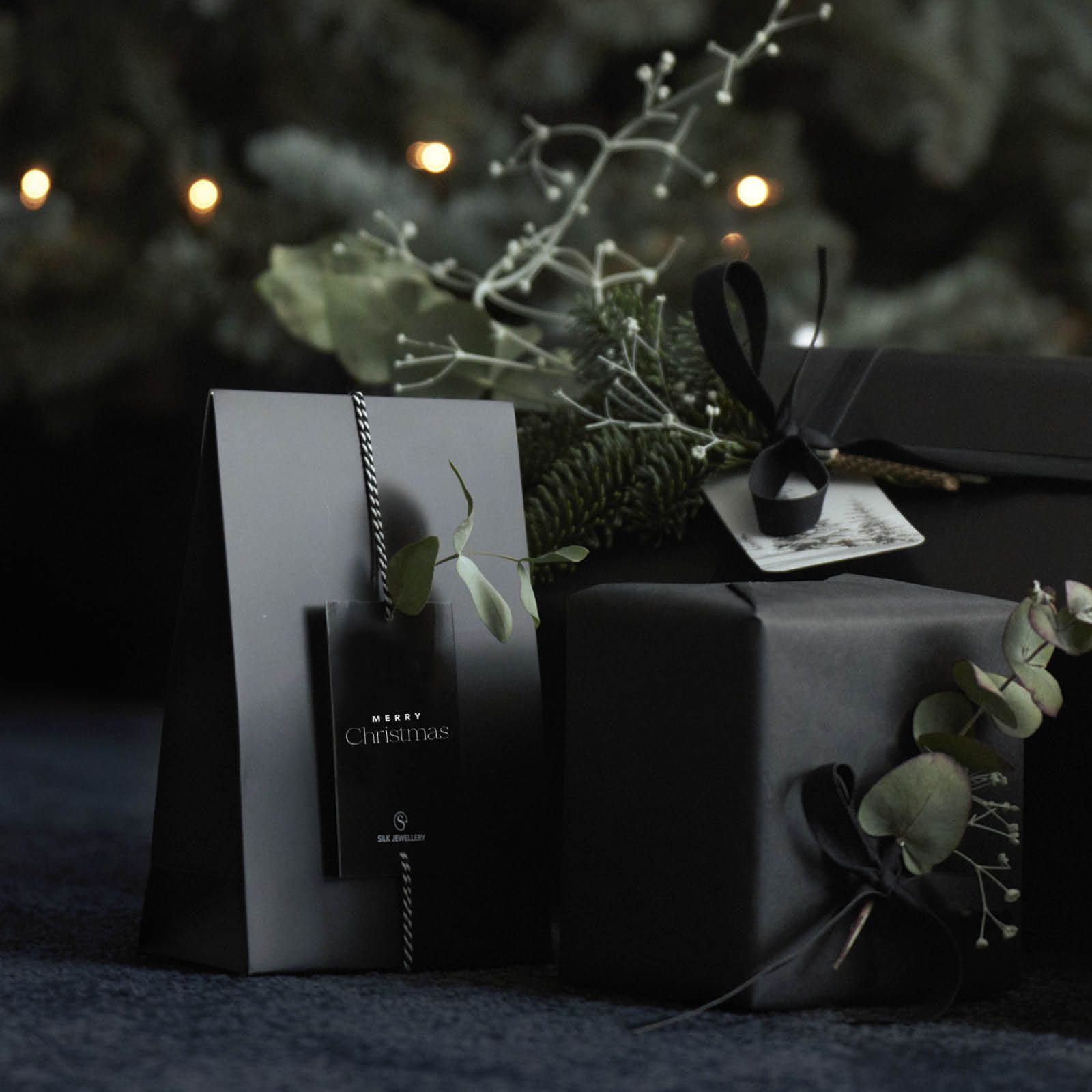 gratis inpak service kerst cadeau silk jewellery